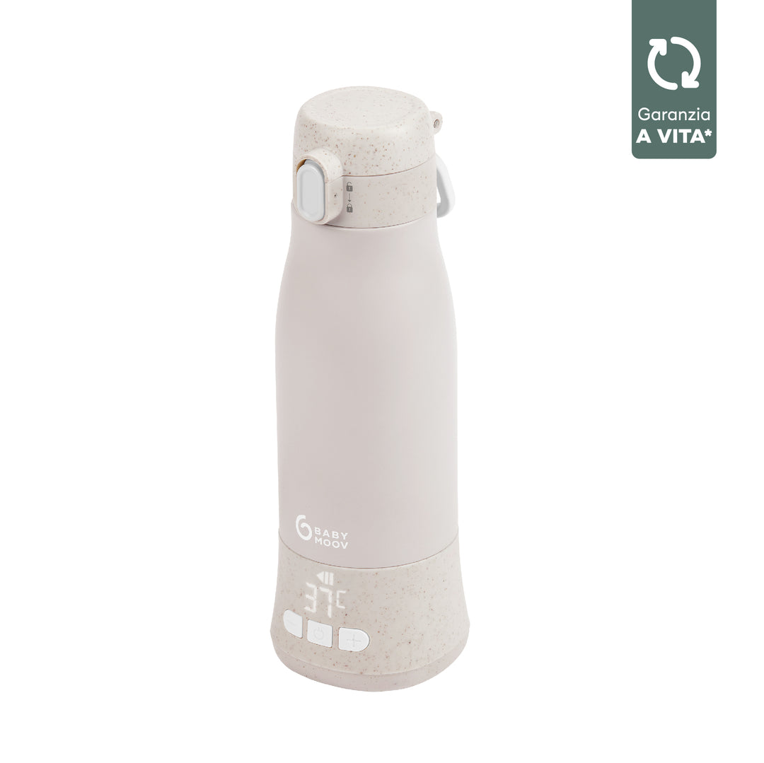 Scaldabiberon Portatile Da Viaggio - 350 Ml, Ricarica USB, Temperatura Regolabile 37-55°C