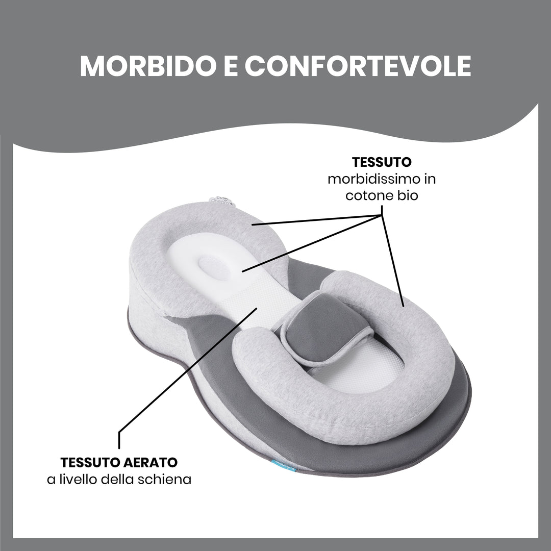 Babymoov Cosydream Original - Supporto Morfologico Per Neonati, Azzurro, 0-3 Mesi - Foto 5