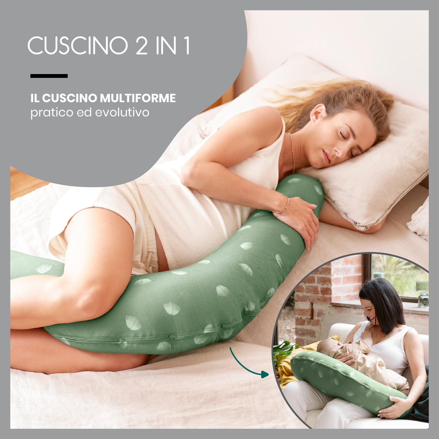 Cuscino incinta da 116x65 cm per cuscino per donne incinte per cuscini in  gravidanza di gravidanza Supporto per la maternità Allattamento per dormire