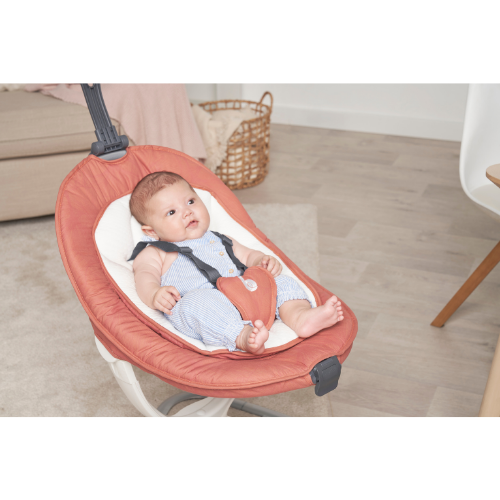 Altalena Elettrica Babymoov Swoon Motion 3 In 1 - Dondolo Per Neonati, Bianco/Grigio, Con Modalità Oscillazione - Foto 3