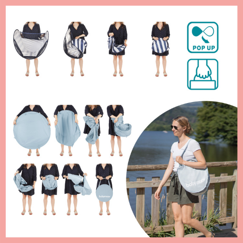 Babymoov Babyni Box Lettino Anti-UV SPF50+ - Per Spiaggia E Parco, Con Zanzariera - Foto 6